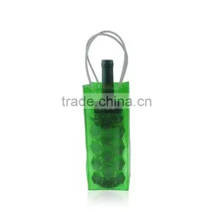 Customized Branding Plastic Wine Bottle Tote Bag thumbnail-5