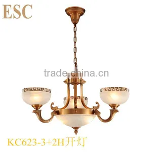 The SPANISH Marble Copper Chandelier thumbnail-4
