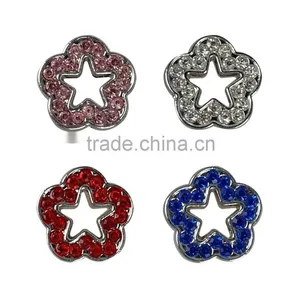 Rhinestone Bling 10mm Alloy Charm Slide Charms thumbnail-4