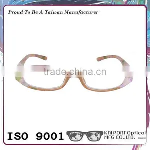 Pattern and Colour Combination With Diamond Shape Curving Design ce Optical Frame thumbnail-5