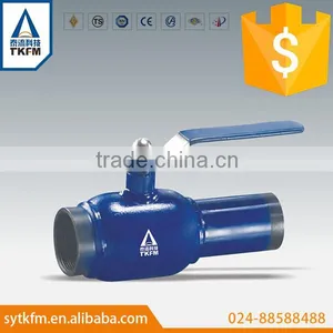 Fully Welded Ball Valve With Both Threaded End and Welding End , Threadweld Ball Valve thumbnail-1