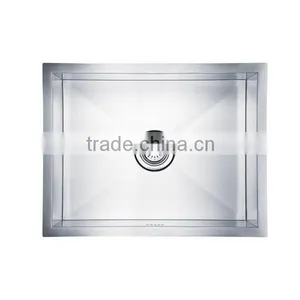 Radius 0 Single Small Bowl Steel Undermount Handmade Sink thumbnail-1