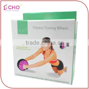 Fitness Abdominal Abs Toning Wheel Roller Strengthing Exercise thumbnail-6