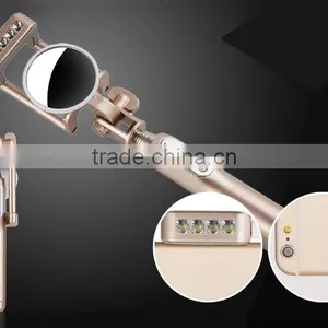 Wholesale Colorful Foldable Selfie Stick With Bluetooth Shutter Button thumbnail-3