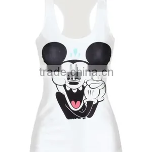 Hot Girls Sexy 3D Printed Tank Tops/singlets Wholesale in China thumbnail-1