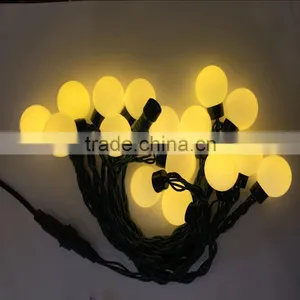5m Warm White Cotton Ball String Light for Festival Decorative Light thumbnail-1