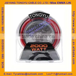 Professional 4 Gauge Car Wiring Kits 4 Gauge Car AMP Wires Car Audio Accessories thumbnail-2