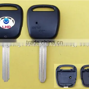 Uncut TOY43 Remote Key Shell Case for TOYOTA With Logo and One Side Hole thumbnail-1