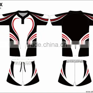 Custom Hot Sales Rugby Jersey Fabric, Spain Rugby Jersey thumbnail-6