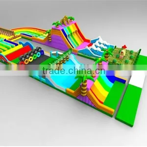 Adult Giant Inflatable Obstacle Course for Sale thumbnail-1
