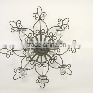 Wall T-Lite Set , Iron T-Lite Candle Holder Set , Designer T-Lite Set thumbnail-1
