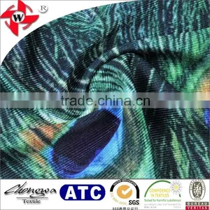 New Design Fashion Printed Polyester Spandex Fabric for Cloth Garment thumbnail-2