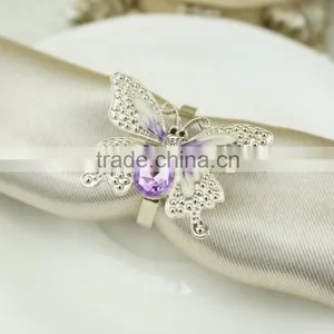Hot Sale Nice Bulk Wholesale Rhinestone Napkin Rings For Weddings Decoration Diamond Crystal High Quality thumbnail-2