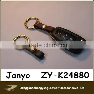 Fashion Leather Key Chain Handmade Cars Key Chain, Copper Ring Key Ring thumbnail-1