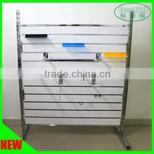 Detachable Exhibition Display Rack Used 4' x 4' Slatwall Panel thumbnail-1