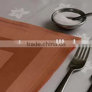 100% Cotton Satin Band Dinner Napkin/ Table Linen Napkin thumbnail-1