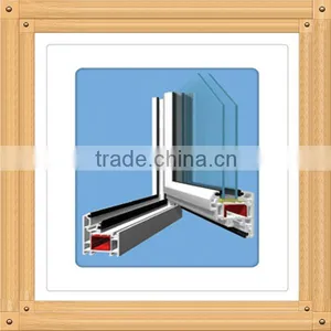 LIYUAN Factory Supplier White UPVC Window Frame Sliding Casement Plastic Door Frame thumbnail-5