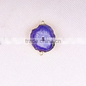 Colorful Natural Agate Bullet , Cross Handicraft Ornaments thumbnail-3