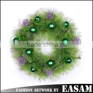 Easam Plastic Christmas Wreaths for Shopping Mall Decoration thumbnail-1