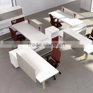 Custom Design Melamine Modern Good Quality Office Workstation thumbnail-1