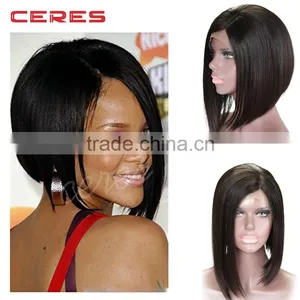 Fashional Modern Rihanna Wig Lace Front Short Bob Style Hair Wig thumbnail-1
