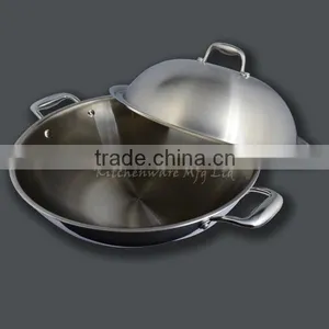 Practical Stainless Steel Gas Fired Woks thumbnail-1