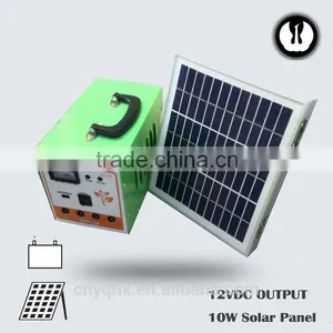 DC Energy Portable Emergency Controller Home Solar Kit for House Use With Mobile Charger With Battery thumbnail-1