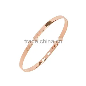 Memories Bangles With Customize Design Word 'BREATHE' With 4mm/7mm Width thumbnail-2