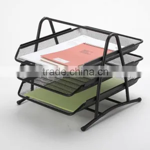 Best Seller High Quality 3 Tier/3 Layer Metal Mesh Document Tray/desk Tray/file Tray B82001 thumbnail-1