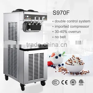 Hot Sale S970F Door to Door Service Frozen Yogurt Soft Ice Cream Machin 3-flavor thumbnail-1
