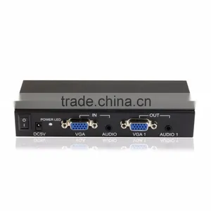 PET0104 VGA Splitter 1X4 With 3.5mm Stereo Audio1080P thumbnail-2