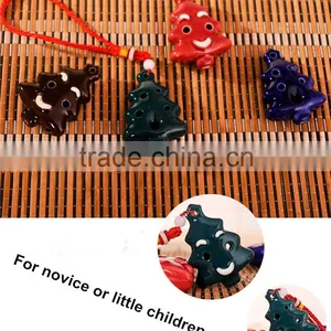 Christmas Tree Ocarina Flute For Children Present thumbnail-2