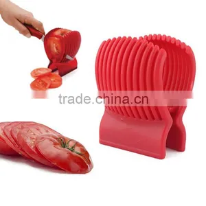 Good Quality Red Tomato Holder Slicer Guide Potato/Onion Fruit Vegetable Cutter Tools Kitchen Tools Vegetable Spiralizer thumbnail-1