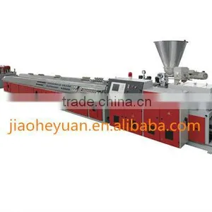 PVC/PE Wood Plastic Profile Production Line thumbnail-1