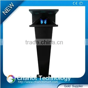 Christmas 3d Holographic Display Screen Showcase,display Equipment, Pyramid for Advertising on Sale. thumbnail-1