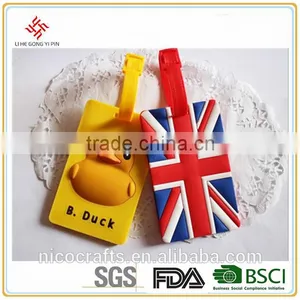 Plastic Soft PVC Luggage Tag ID Card Cover thumbnail-1