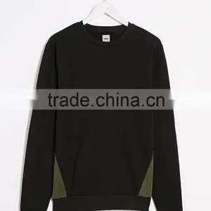 2016 New Fashion Custom Cheap Fleece Black Men Hoodie Sweatshirt thumbnail-2