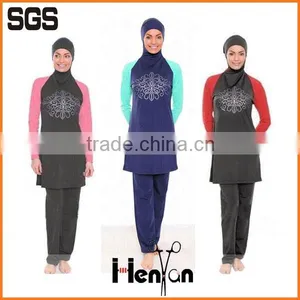 Wholesale Retail Custom Bikini Swimwear, Open Hot Sexy Girl Photo Muslim Women Swimwear Cro thumbnail-1