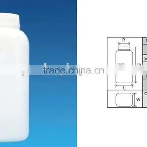 250ml Empty Talc Powder Bottle Baby Powder Square Refillable Powder Bottle thumbnail-4