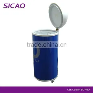 220v 60hz Refrigerator 75L Beverage Refrigerator Can Cooler for Drink Custom Logo Beverage Can Coolers for Coca Cola Promotion thumbnail-1