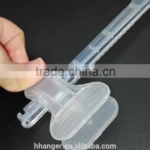 High Quality Plastic Transparent Trousers Hanger thumbnail-4