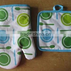 Kitchen Textile Pigment Printing Pot Holder Set Wholesale China Supplier thumbnail-3