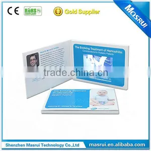 A6 Video Brochure for Health Care With 4.3inch LCD Screen,Speaker,Battery thumbnail-1