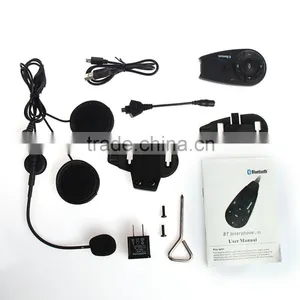2016 V5 Bluetooth Intercom for Motorcycle Helmet Wireless Bluetooth Walkie Talkie 1200m 5 Riders Interphone thumbnail-4