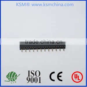 2.54mm Single Row Straight Female Header 12 Pin thumbnail-1