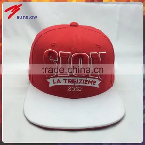 Custom Design Your Own Logo 100%acrylic SION Words Snapback Hats Wholesale thumbnail-4