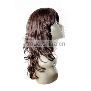 Manufacturer Supply Hot Sale Romamce Curl Fiber Curly Synthetic Lace Wig thumbnail-4
