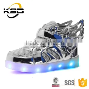 2016 Hot Selling Unisex Roller Shoe High Neck Shoes For Girls LED Light Up Shoes thumbnail-2