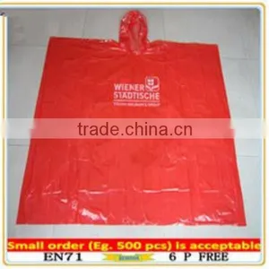 Disposable Beautiful Pe Water-proof Rain Poncho thumbnail-3