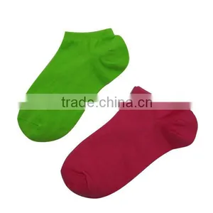 GSW-57 Oem Custom Bright Pure Colored Cotton Ladies Women Ankle Socks thumbnail-1